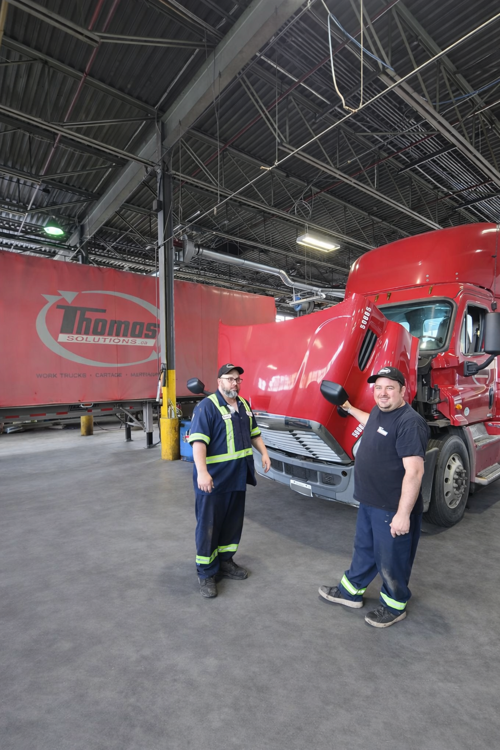Commercial truck fleet service